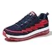 Produktbild Unisex Atmungsaktiv Lässige Sneakers Leicht Outdoor Laufschuhe Air Sportschuhe mit Dämpfung Luftpolster Sohlen für Herren Dunkelblau 43