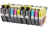GARANTIE: Lebenslange LC3213 TONER EXPERTE® 10 XL Druckerpatronen kompatibel für Brother DCP-J572DW DCP-J772DW DCP-J774DW MFC-J491DW MFC-J497DW MFC-J890DW MFC-J895DW  hohe Kapazität