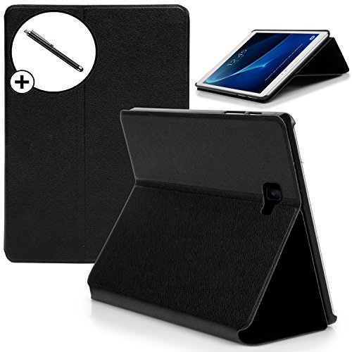Forefront Cases® Samsung Galaxy Tab A 10.1 SM-T580 Hülle Schutzhülle Tasche Smart Case Cover Stand - Rundum-Geräteschutz und intelligente Auto Schlaf / Wach Funktion - inkl. Eingabestift