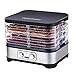 Produktbild Elektrischer 5-Lagen-Dehydrator Zur Lebensmittelkonservierung - Geeignet Für Fleisch- Oder Trockenfleisch, Obst- Und Gemüsetrockner, Einstellbarer Timer Und Temperaturkontrolle, 220 V / 230 W
