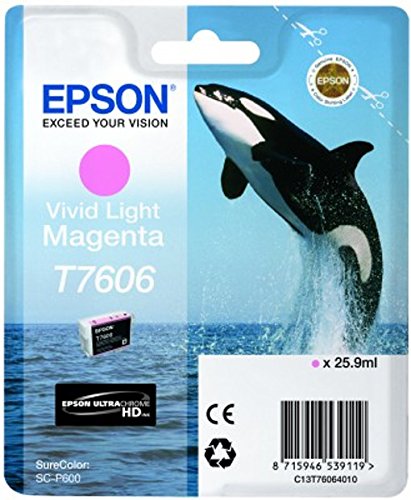 Epson T76064010 Tintenpatronen 26 ml, hell magenta
