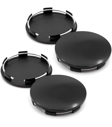 Set Coprimozzi Universali Per Auto - 4 Pezzi Da 60mm Con Cappucci Bulloni - Foto 14