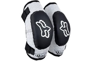 Fox Racing - Peewee Titan Elbow Guards S/M – Unisex Children – Motocross Mountain Bike Protection – Soft Bio-Foam, Adjustable, For Children Aged 4–7 Years, Guards, Motocross