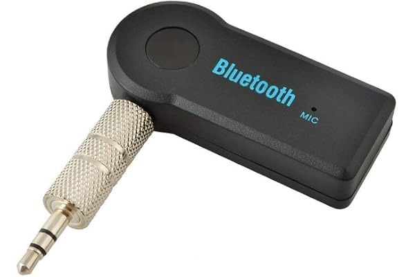 Bluetooth sans fil de 3.5 mm audio stéréo musique récepteur soutien illimité tablette plus compatible portable PSP portable de voiture de bureau
