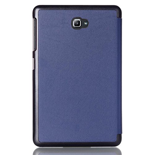 Samsung Galaxy Tab A6 10.1 Schutzhülle – Ultra Slim PU Leder Tasche Hülle für Samsung Galaxy Tab A (2016) SM-T580N/T585N 25,54 cm (10,1 Zoll) Smart Cover case mit Standfunktion (Dunkelblau) - 3