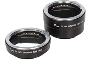 PIXCO Tubo de extensión de lente macro DG-GFX 18 mm + 40 mm Auto-Focus Anillo adaptador de tubo para Fuji G-Mount Lente de formato medio y G-Mount GFX cámara de formato mediano para Fujifilm GFX 50S/50R