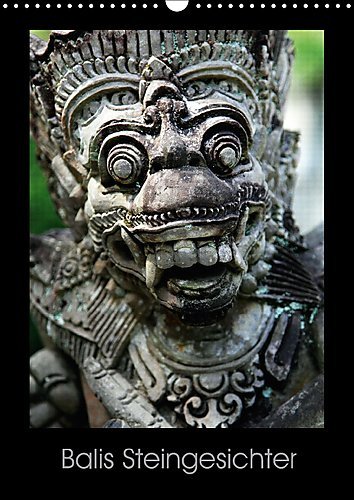 Balis SteingesichterAT-Version (Wandkalender 2017 DIN A3 hoch): Tempelfiguren auf der Insel Bali (Monatskalender, 14 Seiten ) (CALVENDO Orte)