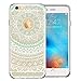 Price comparison product image iPhone 6S Case, Slim [Hippie Mandala Floral Style] Clear Design Transparent Green Case for Apple iPhone 6 6S