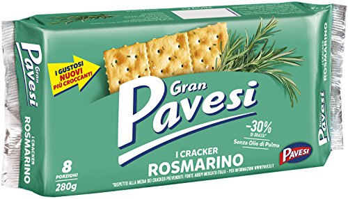 Preisvergleich Produktbild Gran Pavesi Crackers Rosmarin Salzgebäck gesalzen kekse 250g