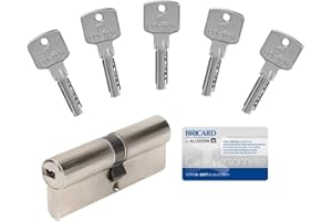 Bricard CYLINDRE A6, 40+40 Débrayable 5 Clés