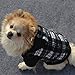 Produktbild zantec Hund Wintermantel Hoodie Jacke Warm Puppy Kleidung Fashion Schwarz und Weiß Plaid Outfit für Pet