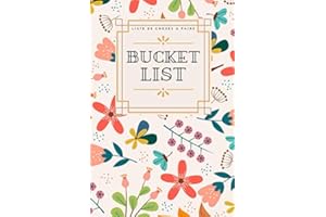 Bucket List | Liste de Choses à faire | Choses à faire avant de mourir | Carnet pour réaliser ses rêves | Cahier pré-rempli | 109 pages | Papier crème ... cadeau | Carnet pré-rempli | Planificateur