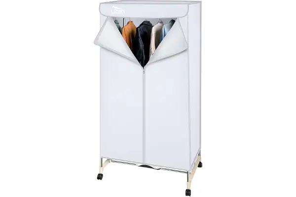 Uten Secadora de Ropa Eléctrica Portátil 1500W con Reducción de Ruido para Dormitorios Familiares, Alta Capacidad Fácil de Almacenar (Cuadrado)