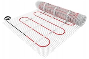 Termofol Esterilla calefactora eléctrica para suelo radiante – calefacción por suelo radiante salón y baño – lámina de calefacción con potencia de 150 W/m2 – superficie 1,5 m² – sin termostato
