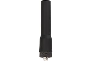 Retevis RT20 SMA-F Antena Flexible de Doble Banda 144/430MHz, Antena Portátil Caucho Corta 6.6 cm para Walkie Talkies BAOFENG UV-5R UV-5RA BF-888S Retevis RT5R RT86 RB648PLUS EZTalk 2 Kenwood (1 Pacs)