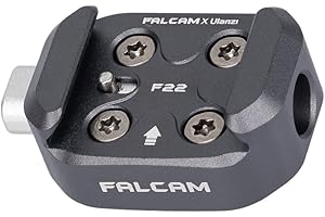 EACHSHOT FALCAM F22 Quick Release Mounting Base with 1/4 Threaded Hole,Can be Connected to Multiple Photographic Equipment