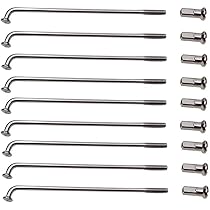 20 Raggi Bici 10G Con Nipples 12mm - Lunghezze 45-220mm Per Bici Elettriche E Moto - Foto 7