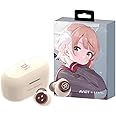AVIOT VTuber Ui Shigure Wireless Earbuds TE-D01v-SGR,Officially Licensed(Exclusive Edition) Sepcial Package,Desgin,Japanese Sepcial Voice,Noise Cancelling Earbuds