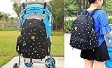 YuHan Baby Wickeltasche Reisen Rucksack Handtasche, großes Fassungsvermögen, Isolierung, Passform für Kinderwagen, Windelrucksack - 8