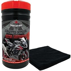 Toallitas limpiadoras y abrillantadoras para motos