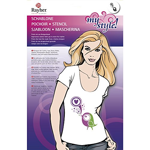 Rayher 4500000 Schablone, Love-Bird, DIN A4, 1 Schablone + Rakel im SB-Btl. - 2