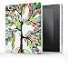 Produktbild MoKo Kindle Oasis Hülle - Ultra Slim Lightweight Kunstleder Schutzhülle Smart Cover mit auto Sleep / Wake Funktion für Der neue Kindle Oasis 15 cm (6 Zoll) Display (300 ppi), Glück Baum