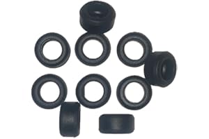 SSC TYRES SSC 10 Tyres for Slot Cars, 9mm Wide Super Grip Small Slick Tyres, Replacement Spare Tyres Accessory, Compatible for Scalextric Metro, Mini, Escort, Datsun 260z, Maestro, Old F1 Fronts