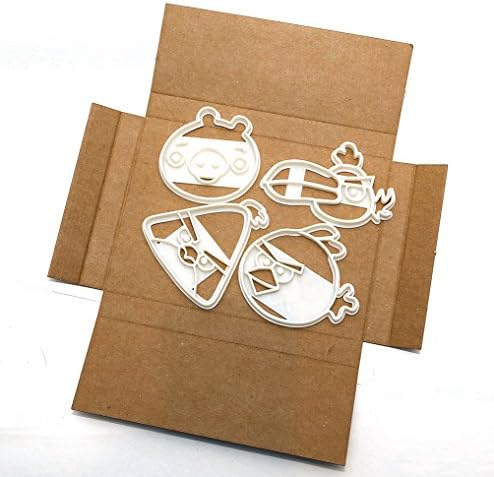 Angry Birds Cookie Cutters Set - Terence Cookie Cutter, Chuck Cookie Cutter, Hal Cookie Cutter, Minion Pig Cookie Cutter