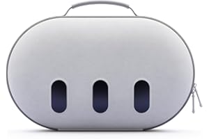 Aubika Para Meta Quest 3 Bolsa, Funda Dura para Accesorios Oculus Quest 3, Compatible con Auriculares Quest 2/Pico 4, Viaje y Almacenamiento