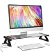 Produktbild LIZPWQ Monitorständer Aluminiumlegierung Monitorständer Leertaste Dock Schreibtisch Riser Mit 4 USB-Ports for IMac MacBook Computer Laptop Unter 20 Zoll (Color : White)