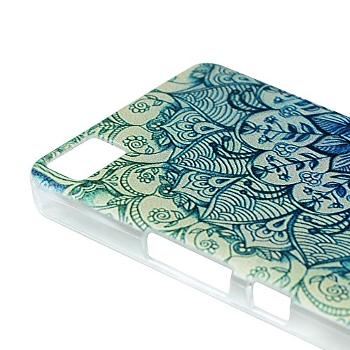 Funda BQ AQUARIS M5  BQ AQUARIS M5 Carcasas   Lanveni Funda Ultrafina Elegante PC Rigida Anti-rasgu  e   Transparente Protective Case  Patr  n de Totem 