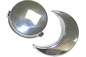 IFINGER Boton pulsador Media Luna Compatible para con Cisterna de Inodoro Roca Victoria Taza WC Water