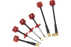 SPARKHOBBY RUSH Cherry FPV 5.8G 1.2dBi Circular Polarization Antenna RHCP LHCP SMA UFL MMCX-J MMCX-JW Connector Adapter for Racing Drones (UFL RHCP)