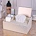 Produktbild Genven Multifunktions-Fernbedienung Halter Vorratsbehälter RackOffice Caddy Tissue Box-A Tissue Holder Box Cover für Home Office Hotel (Farbe : F)