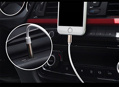 Vimmor Lightning    3 5mm  M  le    M  le  Cordon Adaptateur C  ble Audio Splitter pour iPhone 5 iPhone5S iPhone5SE iPhone6 iPhone7  iPads  T  l  phones Android  Home   Car Stereos  Pas de Syst  mes de Support au-Dessus de IOS10 3