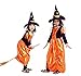 Produktbild Größe XL - 8-9 Jahre - Kostüm - Verkleidung - Karneval - Halloween - Hexe - Megera - Maga - Lila Orange - Kleines Mädchen - Spiderman