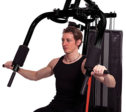 Christopeit Fitness-Station SP 10 de Luxe, Schwarz Rot - 3
