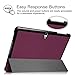 Fintie Samsung Galaxy Tab S 10.5 (10.5-Inch) Smart Shell Case - Ultra Slim Lightweight Stand Cover with Auto Sleep/Wake Feature, Purple