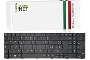 NEW NET NewNet Keyboards - Tastiera Italiana Compatibile con Notebook Acer TravelMate 5744 5744G 5744Z 7740 7740G 7740Z 7740ZG 8531 8571 8571G 8572 8572G 8572T 8572TG