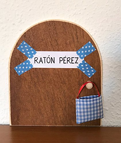 Ratoncito Pérez: La auténtica puerta mágica ♥ Con una preciosa bolsita de tela (incluída de regalo) para dejar el diente. El Ratoncito Pérez, vendrá a por tu diente y dejará una monedita . ♥ ♥