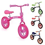 BENEFICIOS DIVERTIDOS: la bicicleta sin pedales es la preparación ideal para aprender el uso básico de la bicicleta sin ruedines.