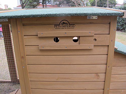 Pets Imperial® Devonshire Large Chicken Coop Hen House Ark Poultry Run Nest Rabbit Hutch Box Suitable For Up To 4 Birds – Integrated Run & Cleaning Tray & Innovative Locking Mechanism - 6
