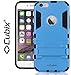Cubix Robot Case For Iphone 6S Case Back Cover Uv Coated Slim Hybrid Defender Bumper Shock Proof Case Armor Cover With Stand For Iphone 6S Blue RS.399.00