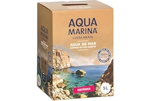 AQUAMARINA Costa Brava Agua de Mar Isotónica 5L |100% Natural Hidratación Deportiva y Bienestar | Calidad Mediterránea (1, Bag-in-Box 5 LITROS)
