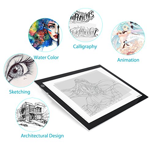 Huion 23,5 Zoll Licht Tracer Fotografie ArtCraft Light Box A3 mit Pucks und Pauspapier - 5
