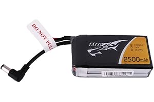 TATTU 2500 mAh 2S 7,4 V zapasowy akumulator Lipo z wtyczką DC3,5 mm do gogli Fatshark