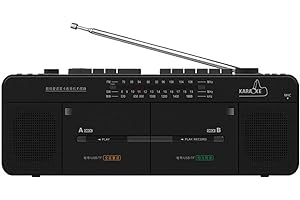 ZXNQ Double Tape player - Cassette Recorder - FM/SW/WM radio - MP3/U disk, TF card playback - One-click recording/transcription