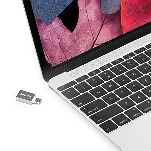 [6 in 1 Pack] USB C Adapter, iVoler® [3 Stücke] USB C auf Micro USB Adapter + [3 Stücke] USB C Adapter auf USB A 3.0 OTG Konverter für MacBook 2015, Macbook Pro 2016, ChromeBook Pixel, LG G5/G6, Samsung Galaxy S8/S8+, Huawei P9/P10/P10 Plus, Nokia N1, OnePlus 3, Lumia 950 und mehr – Weiß - 8