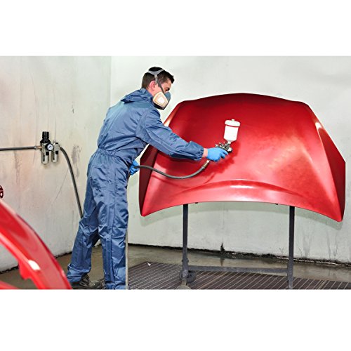 ECD Germany Druckluft Wartungseinheit Wasserabscheider Oeler 1/4″ max. Druck 10 Bar 1.0 Mpa Druckregler Druckminderer - 6