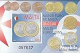 Ausgabeanlass: 2008 Euro Prophila Collection Malta Block42 (kompl.Ausg.) 2008 Euro (Briefmarken für Sammler) Münze auf Marke